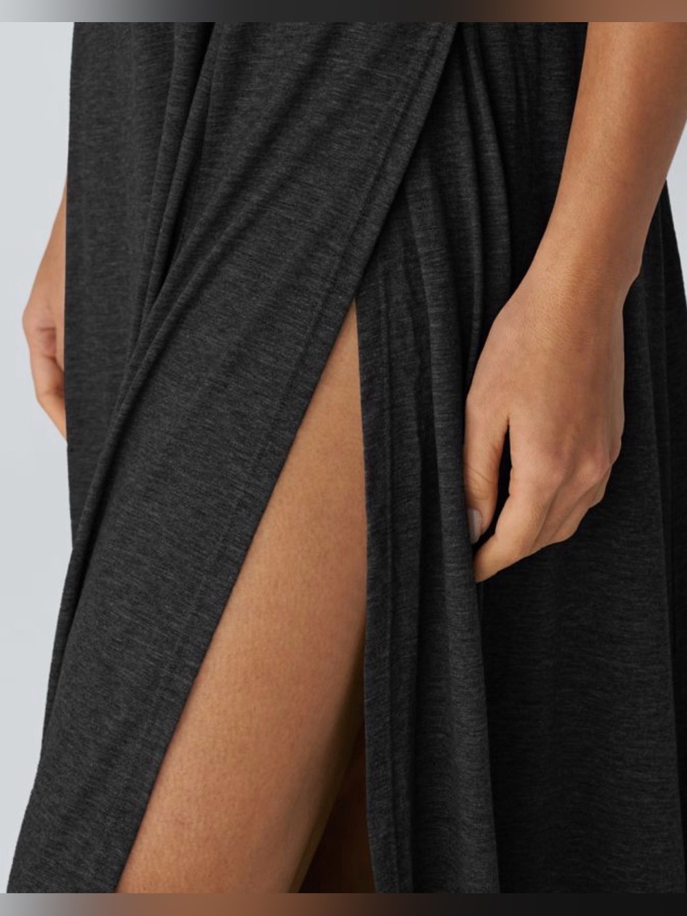U Neck Flowy Maxi Casual Tank Dress size large - Picture 4 of 5